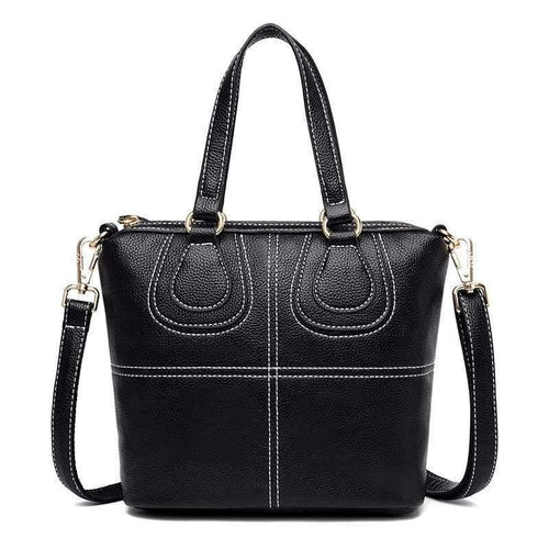 Embroidery Thread High Quality PU Leather Women Handbags Tote Bags Small Shoulder Bag Crossbody