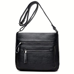 Soft Leather Luxury handbags Small Women bags Designer Multi-pocket Crossbody Shoulder Bags