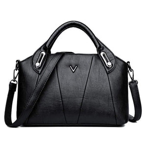 Women Leather Messenger Bags Vintage Sac A Main Crossbody Bags For Women Leather Shoulder Bag