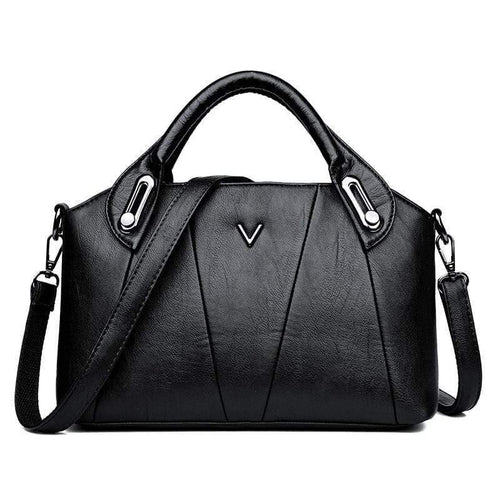 Women Leather Messenger Bags Vintage Sac A Main Crossbody Bags For Women Leather Shoulder Bag