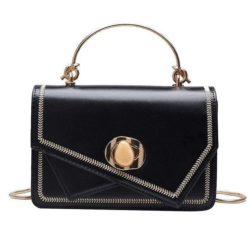 PU Leather Crossbody Bags For Women  Small Contrast Color Shoulder Messenger Bag Female Totes