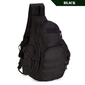 Planet Gates Black / 20L / China 20-35L Tactical Sling Bag, 14" Laptop Waterproof Molle Military Backpack, Camping Hiking Hunting Sport Bag