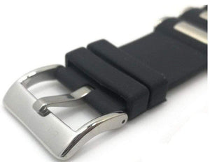 Planet Gates Black / 20mm 1PCS 20MM 22MM 24MM 26MM Rubber Watch band watch strap watch parts black color available -0328-1WS