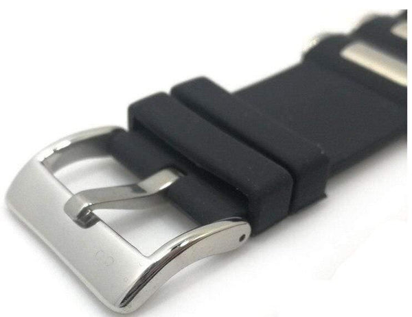 Planet Gates Black / 20mm 1PCS 20MM 22MM 24MM 26MM Rubber Watch band watch strap watch parts black color available -0328-1WS