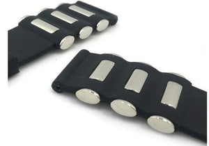 Planet Gates Black / 20mm 1PCS 20MM 22MM 24MM 26MM Rubber Watch band watch strap watch parts black color available -0328-1WS