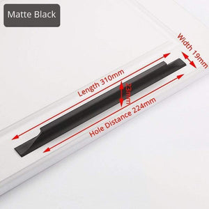 American Style Black Cabinet Handles Gold Solid Aluminum Alloy Kitchen Cupboard Pulls Drawer Knobs Furniture Handle Hardware