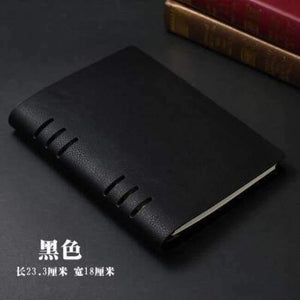 Planet Gates Black / 235X180 mm A5 Notebook Diary Loose leaf Writing Pads Business Office Spiral Binder 6 Rings Gift School Supplies Travelers Planner