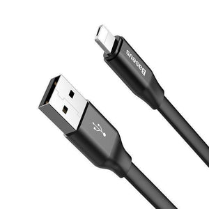 Planet Gates Black / 23cm Baseus Reversible Micro USB Cable For iPhone X 8 7 6 6s 5 s Android For Samsung HTC LG Fast Data Sync Charger Mobile Phone Cable
