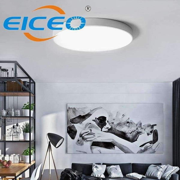 Planet Gates Black / 23x5cm 8W / Neutral Light Modern Lights Bedroom Living Room Hotel Project Commercial Ceiling Lamp Ultra Thin Slim Round Surface Mounted Led Ceiling Lamp