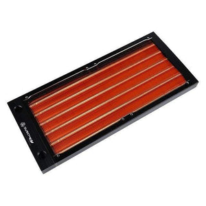 Planet Gates Black / 240MM HJ 240MM Super Thin Copper Radiator For A4 Case,MINI Computer Water Cooling Kit Loop Build Heat Sink G1/4,Seller Recommend