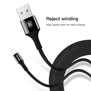 Planet Gates Black / 25cm Baseus Lighting USB Cable For iPhone X XS Max XR 8 7 6 6s Plus 5 5S SE iPad Fast Charging Charger Data Cord Mobile Phone Cables