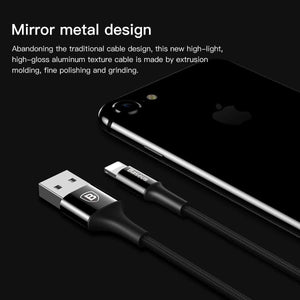 Planet Gates Black / 25cm Baseus Lighting USB Cable For iPhone X XS Max XR 8 7 6 6s Plus 5 5S SE iPad Fast Charging Charger Data Cord Mobile Phone Cables