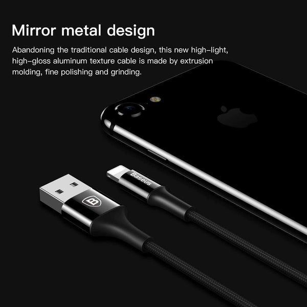 Planet Gates Black / 25cm Baseus Lighting USB Cable For iPhone X XS Max XR 8 7 6 6s Plus 5 5S SE iPad Fast Charging Charger Data Cord Mobile Phone Cables