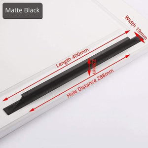 American Style Black Cabinet Handles Gold Solid Aluminum Alloy Kitchen Cupboard Pulls Drawer Knobs Furniture Handle Hardware