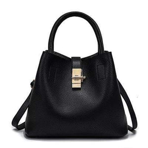 Planet Gates Black / 29 x 13 x 22 cm Women Handbags  Famous Fashion Brand Candy Shoulder Bags Ladies Totes Simple Trapeze Women Messenger Bag sac a main