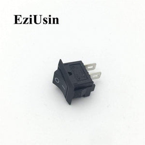 Planet Gates black 2p 1pcs On-Off KCD11 2Pin 2P Black Red Boat Car Rocker Switch 3A 250V 6A 125V AC Button KCD1-11 10*15 10x15 KCD117
