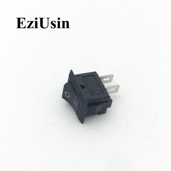 Planet Gates black 2p 1pcs On-Off KCD11 2Pin 2P Black Red Boat Car Rocker Switch 3A 250V 6A 125V AC Button KCD1-11 10*15 10x15 KCD117