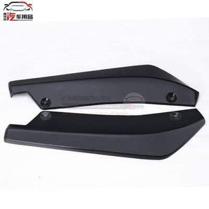 2pcs Universal Car Rear Bumper Lip Spoiler Canards Wrap Angle Scratch Protector Diffusers ABS Car Exterior Parts For Bmw x1 e30