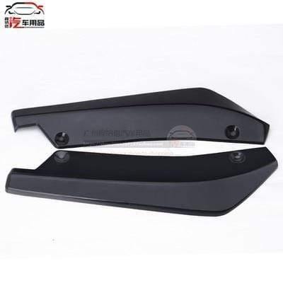 2pcs Universal Car Rear Bumper Lip Spoiler Canards Wrap Angle Scratch Protector Diffusers ABS Car Exterior Parts For Bmw x1 e30