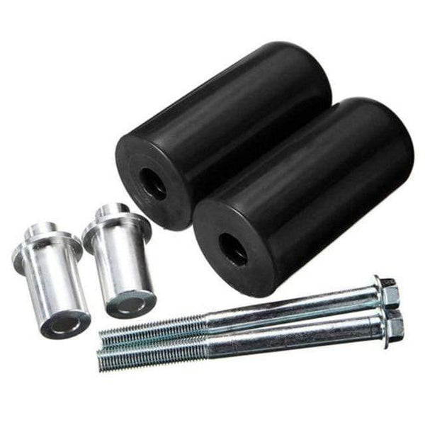 Planet Gates Black 2PCS Universal Motorcycle Frame Sliders Anti Crash Protector For Yamaha For Honda Slider Anti-collision Protection Frame