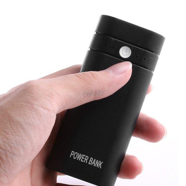 Planet Gates Black 2x18650 Battery Charger 5V USB Mobile Power Bank Case Kit DIY Box Phone Case Z17 Drop ship