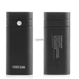 Planet Gates Black 2x18650 Battery Charger 5V USB Mobile Power Bank Case Kit DIY Box Phone Case Z17 Drop ship
