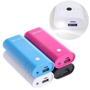 Planet Gates Black 2x18650 Battery Charger 5V USB Mobile Power Bank Case Kit DIY Box Phone Case Z17 Drop ship