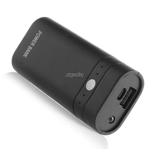 Planet Gates Black 2x18650 Battery Charger 5V USB Mobile Power Bank Case Kit DIY Box Phone Case Z17 Drop ship