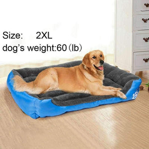 Planet Gates Black / 2XL 95x70x16cm Dog Bed for Small Medium Large Dogs 2XL Size Pet Dog House Warm Cotton Puppy Cat Beds for Chihuahua Yorkshire Golden Big Dog Bed