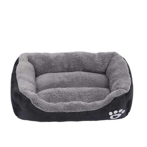 Planet Gates Black / 2XL 95x70x16cm Dog Bed for Small Medium Large Dogs 2XL Size Pet Dog House Warm Cotton Puppy Cat Beds for Chihuahua Yorkshire Golden Big Dog Bed