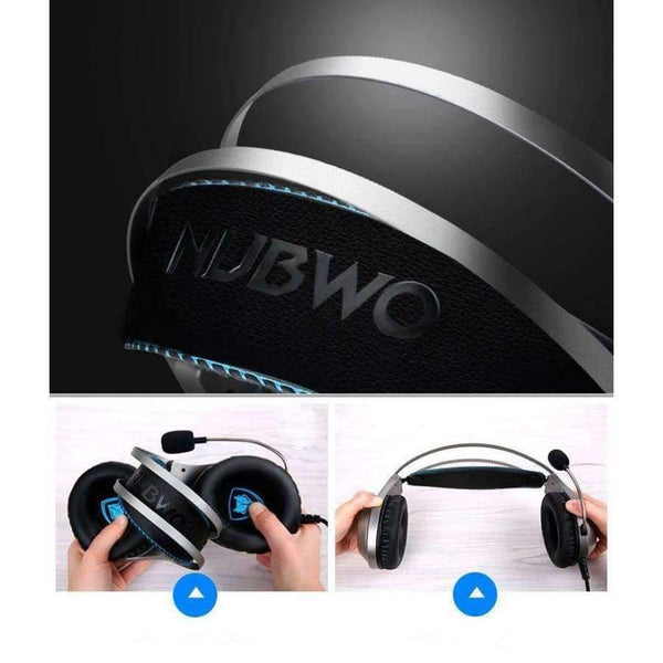Planet Gates Black 3.5mm Computer Stereo Gaming Headphones Earphones headset gamer for Mobile Phone PS4 Xbox PC Headphone with mic Earbuds