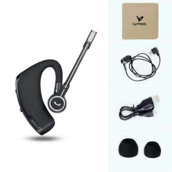 Planet Gates Black 3 Bluetooth Headset Business Car Wireless Headphones Stereo with Mic Sport Running Bluetooth Earphone Handfree HD Music