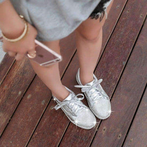 Planet Gates Black / 3 Girseaby Women Vulcanized Shoes Sneakers Ladies Cystal bling Lace-up Casual Shoes Walking Flats Shoes