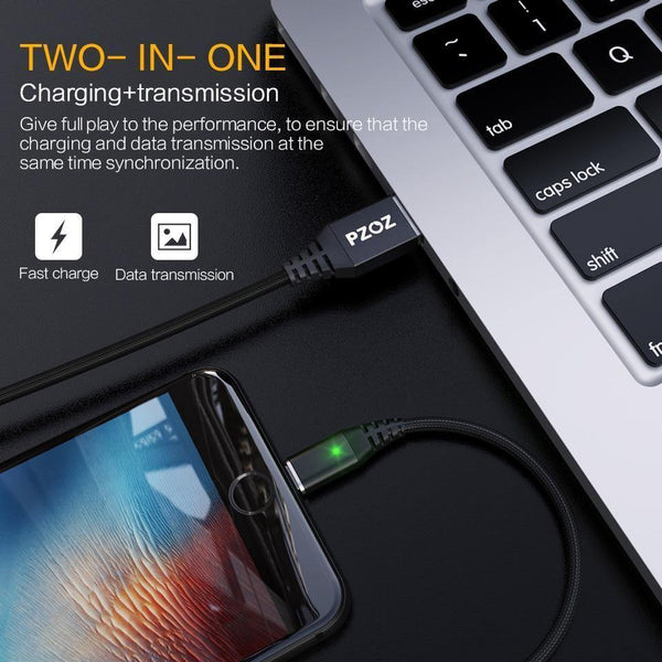 Planet Gates Black 3 plugs PZOZ Magnetic Cable Type C Micro USB C Adapter For iphone 8 Samsung Microusb Type-C Charger Phone usb Magnet Cable Fast Charging