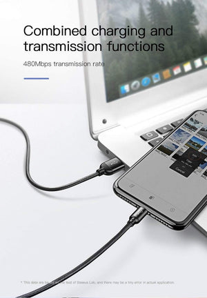Planet Gates Black / 30cm Baseus 3 in 1 3.5A USB Cable For iPhone Xs Max Xr X 8 7 Fast Charging Charger USB Type C Type-c Micro USB Cable For Mobile Phone