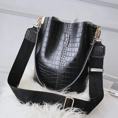 Crocodile Crossbody Bag For Women Shoulder Bag Brand Designer Women Bags Luxury PU Leather Bag