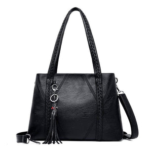 Fashion Tassel Luxury Soft Leather Handbag Women Bag Designer Female Crossbody Bag Shoulder