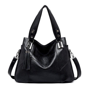 Women Handbag Genuine Leather Tote Bags Tassel Luxury Women Shoulder Bags Ladies Leather