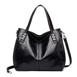 Women Oil Wax Leather Designer Handbags High Quality Shoulder Bags Ladies PU Leather Women Bags