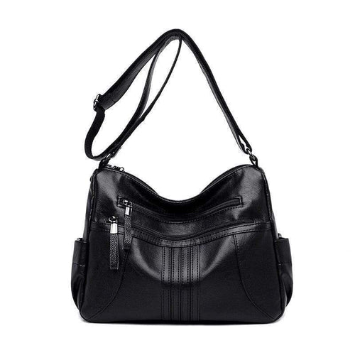 Soft Leather Zipper Luxury Handbags Women Bags Designer Female Shoulder Crossbody Bags