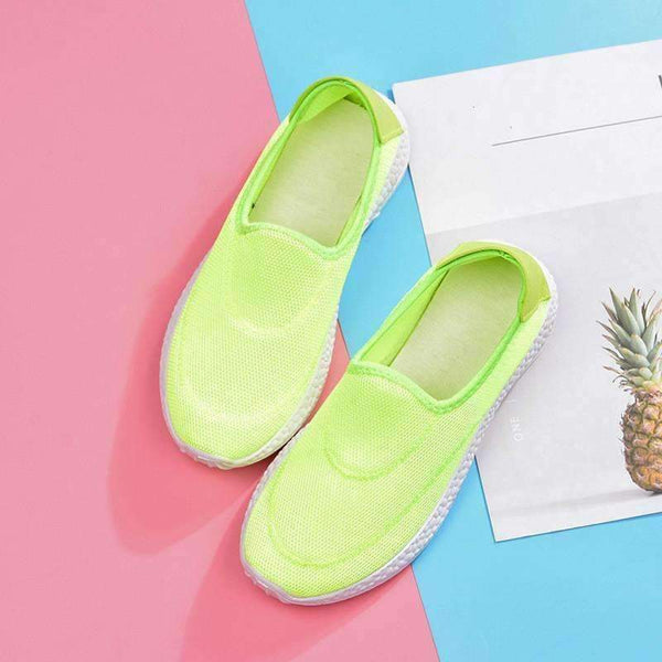 Planet Gates Black / 35 Brand Women Casual Shoes Slip-on Size 35-40 2018 Women's Shoes Summer Breathable Air Mesh Lazy Loafers Female Flats Girl's Shoes