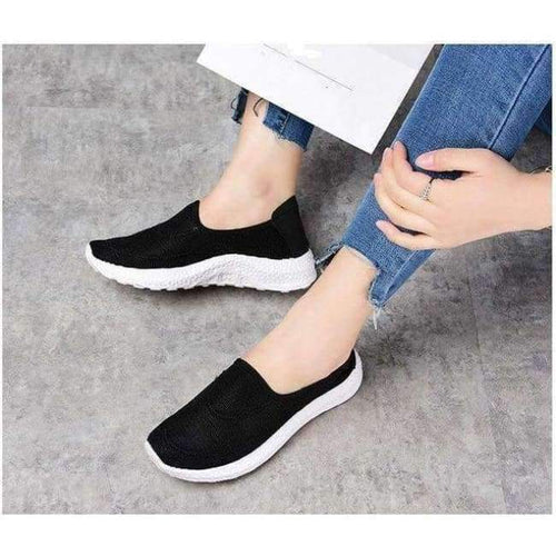 Planet Gates Black / 35 Brand Women Casual Shoes Slip-on Size 35-40 2018 Women's Shoes Summer Breathable Air Mesh Lazy Loafers Female Flats Girl's Shoes