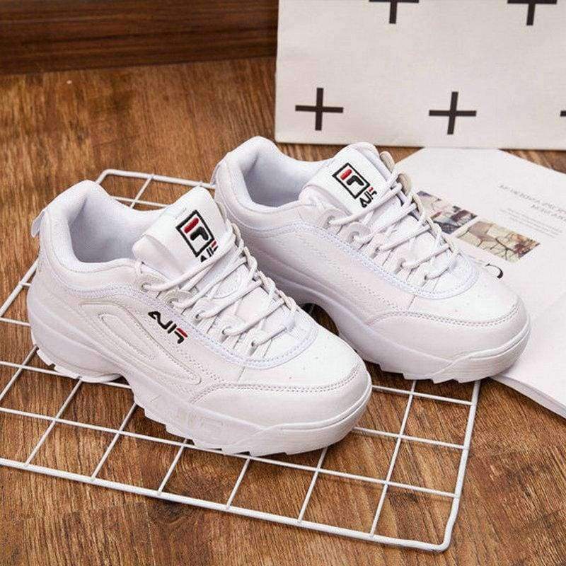 Planet Gates Black / 35 Plus Size 35-41 Women's Vulcanize Shoes Lady Casual White Shoes Women Sneaker Leisure Thick Soled Shoes Flats Zapatos De Mujer