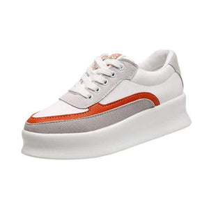 Planet Gates Black / 35 SWYIVY Thick Bottom White Vulcanize Shoes Woman 2018 Autumn New Flats Platform Sneakers Ladies Casual Shoes Student Sneakres