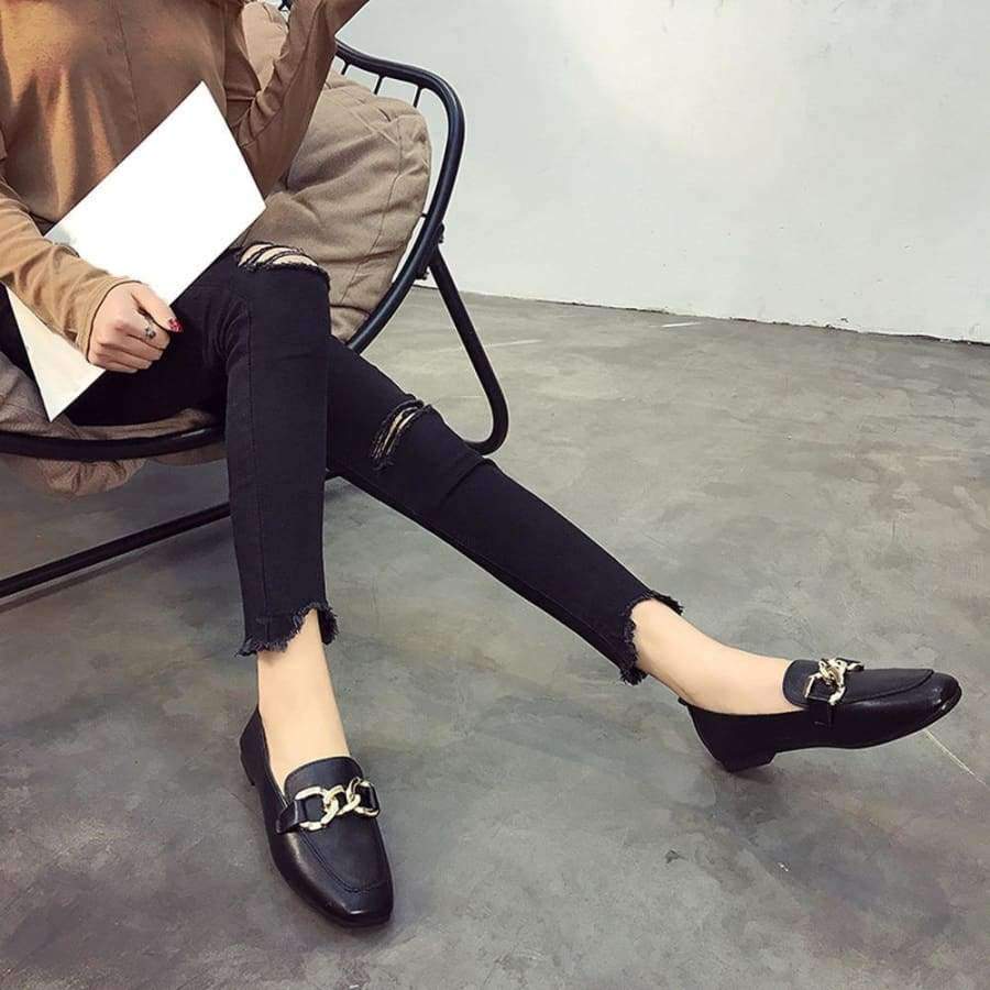 Planet Gates Black / 35 Women Flats Candy Color Shoes Woman  Shallow Mouth Loafers Summer Fashion Sweet Flat Casual Shoes Women Zapatos Mujer