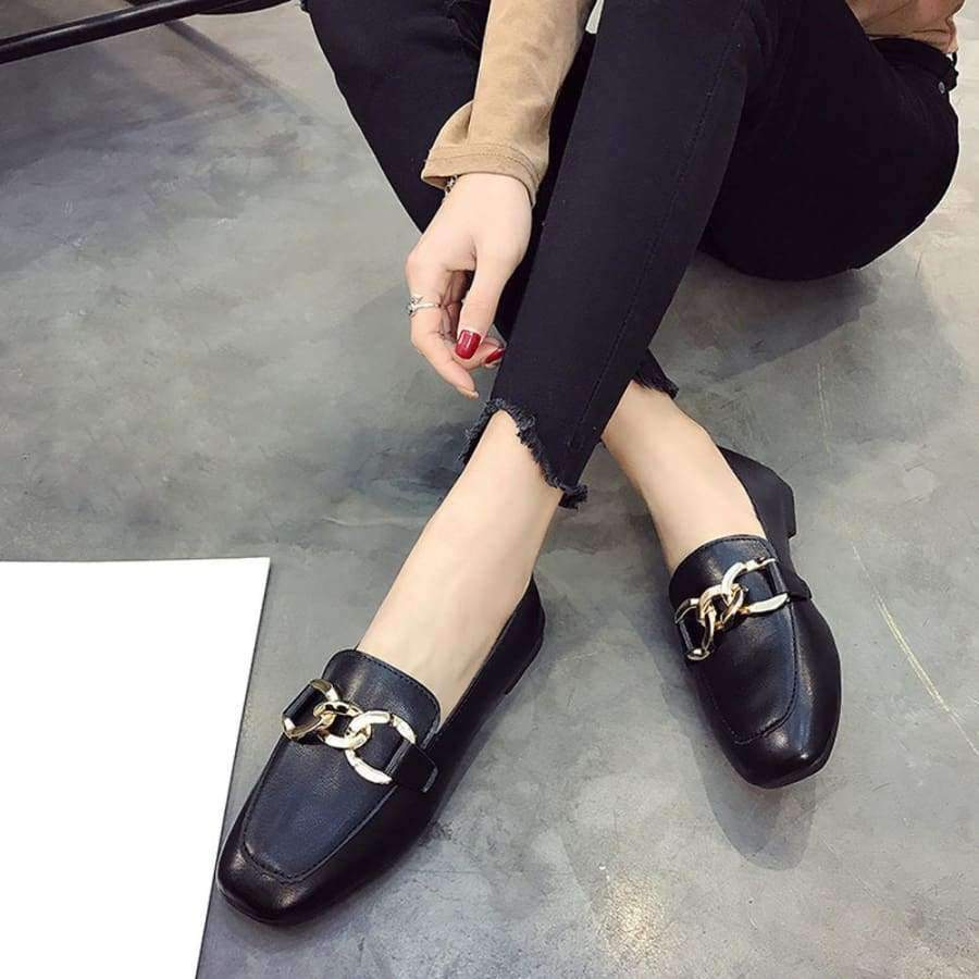 Planet Gates Black / 35 Women Flats Candy Color Shoes Woman  Shallow Mouth Loafers Summer Fashion Sweet Flat Casual Shoes Women Zapatos Mujer