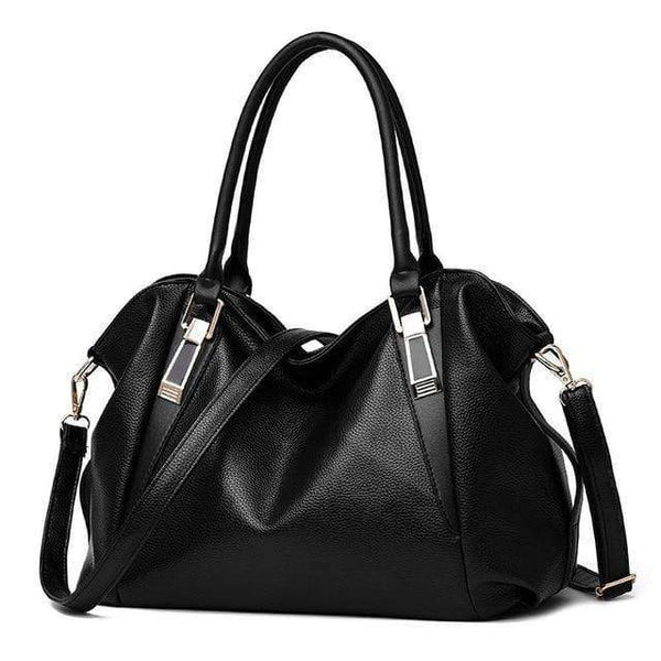 Planet Gates Black / 36x23x14cm Women's Handbags Quality Female Hobos Single Shoulder Bags Vintage Solid Multi-pocket Ladies Totes Bolsas Sac