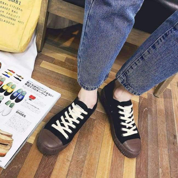Planet Gates black / 37 Z women vulcanize shoes casual canvas sport shoes women sneakers unisex breathable walking shoes woman size 35-44