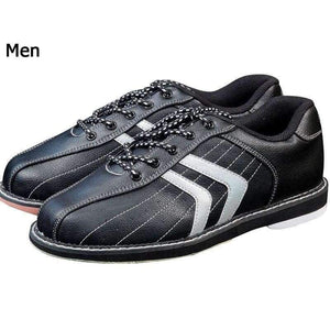 Planet Gates Black / 38 Quality unisex bowling shoes lovers microfiber breathable Skidproof Sole Professional bowling shoes ladies sports sneakers