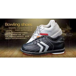 Planet Gates Black / 38 Quality unisex bowling shoes lovers microfiber breathable Skidproof Sole Professional bowling shoes ladies sports sneakers